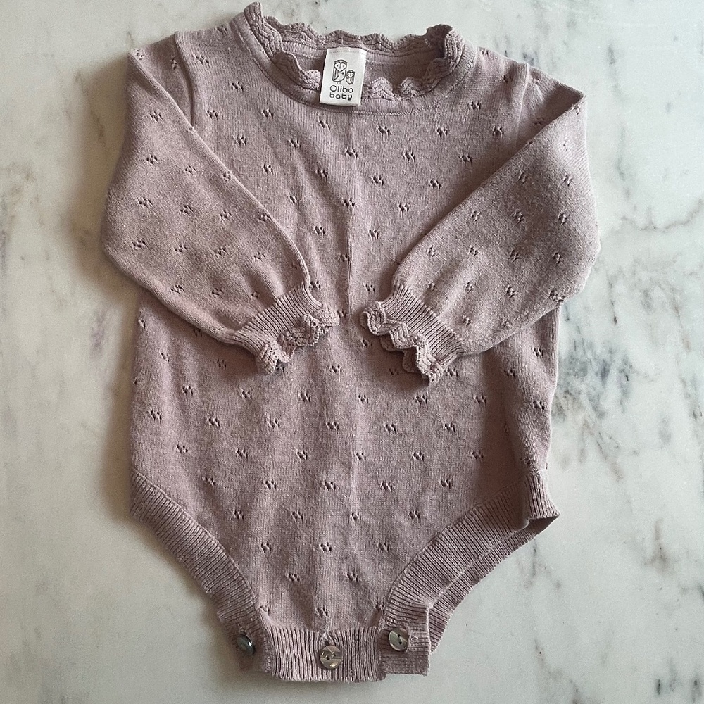 Knitted Baby Romper